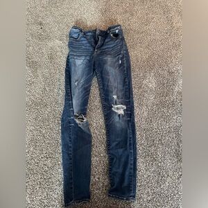 American Eagle ripped jeans